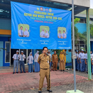 Pemilihan Ketua dan Wakil Ketua OSIS Masa Bakti Tahun 2023/2024: Proses Suara Demokratis di SMK Negeri 2 Sampang